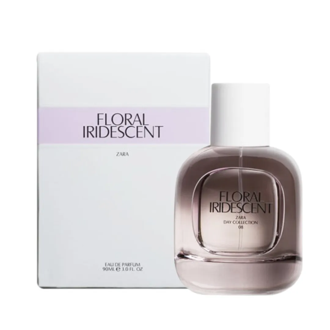 10. Zara floral Iridescent pour femme 90 Ml