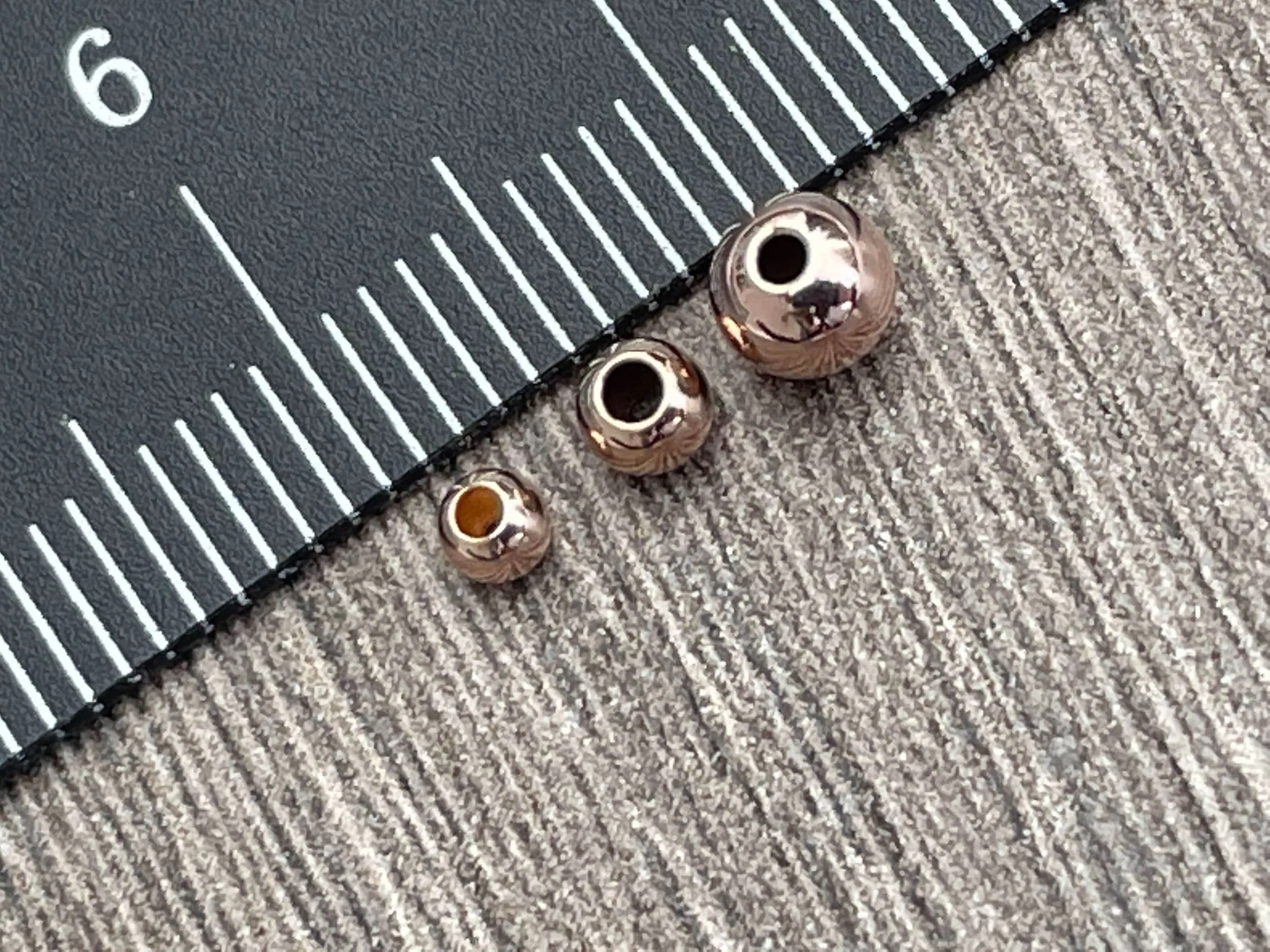 14kt  Rose Gold Filled Beads