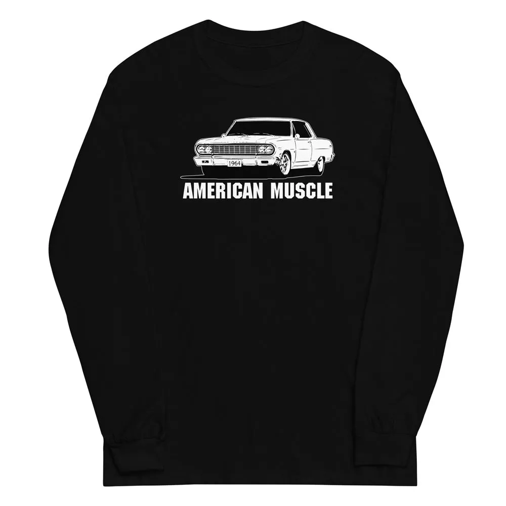 1964 Chevelle Long Sleeve T-Shirt American Muscle Car