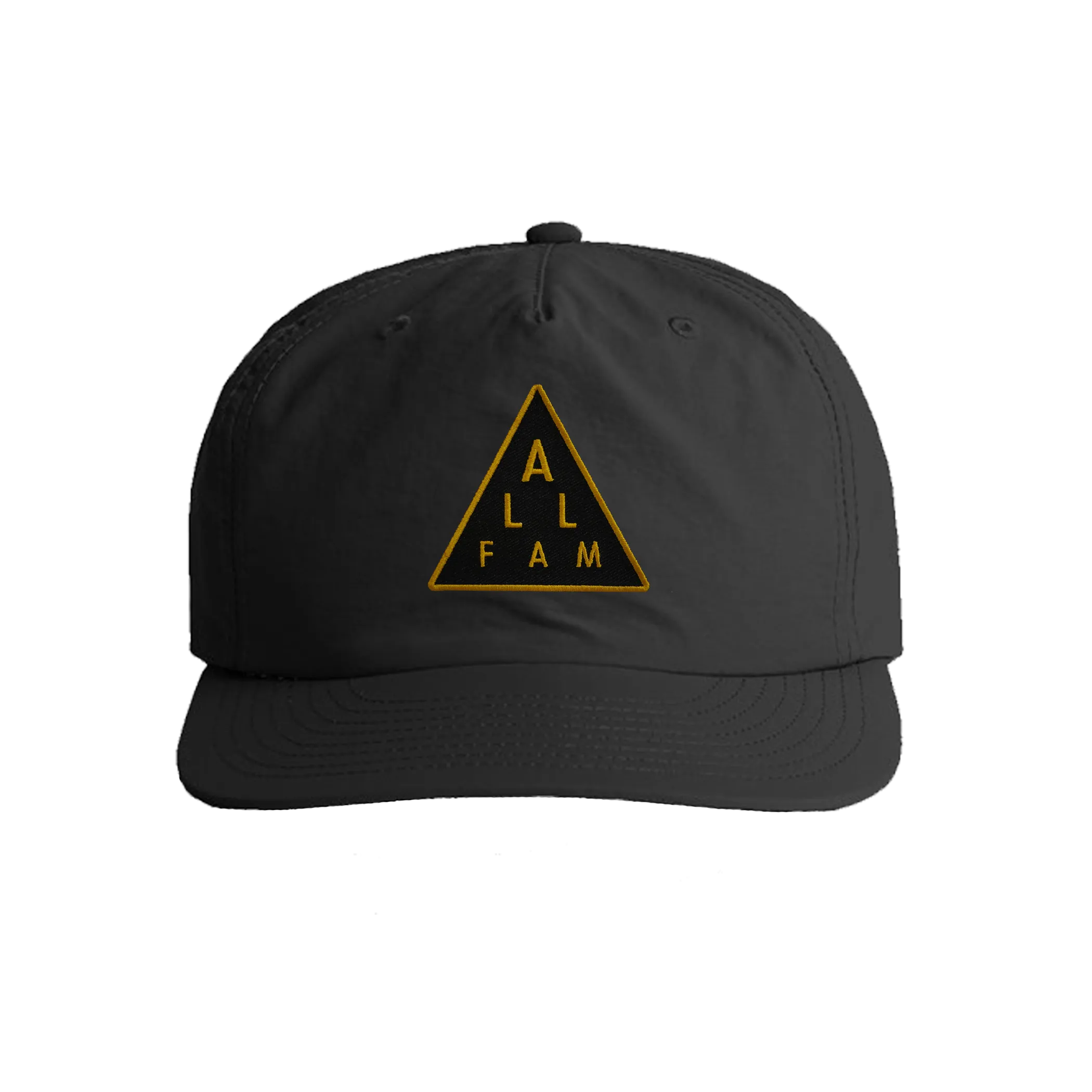 2” TRIANGLE PATCH KIDS HAT BLK