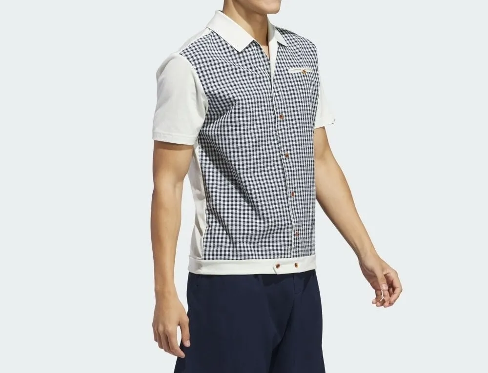 adidas  |Other Plaid Patterns Collaboration Cotton Short Sleeves Logo