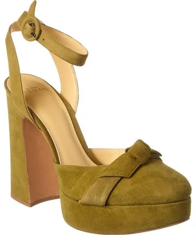 Alexandre Birman Clarita Vita 120 Suede Platform Pump