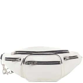 Attica Belt Bag, White/White