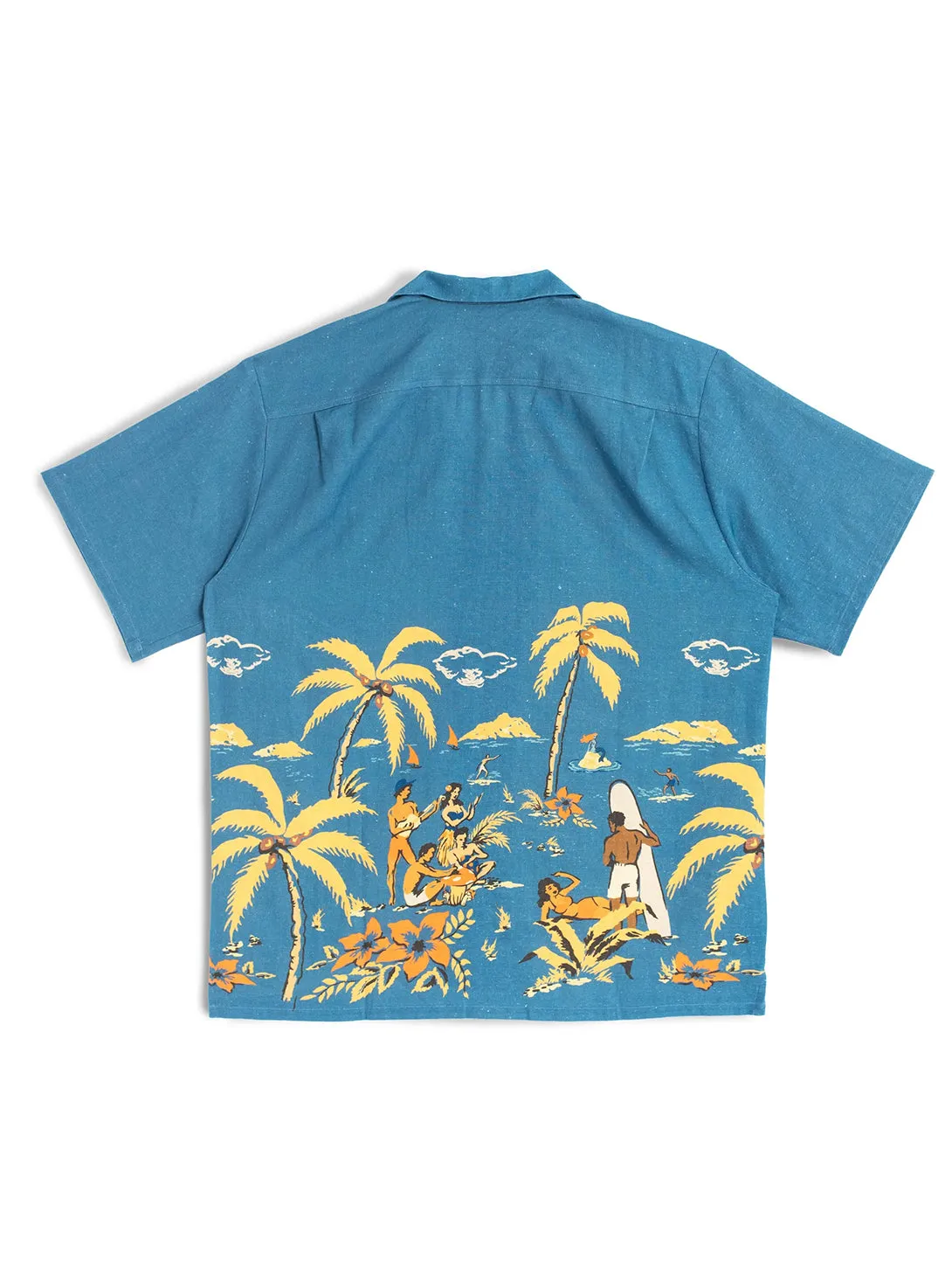 Baltic Trippin' Beach Camp Shirt - Blue