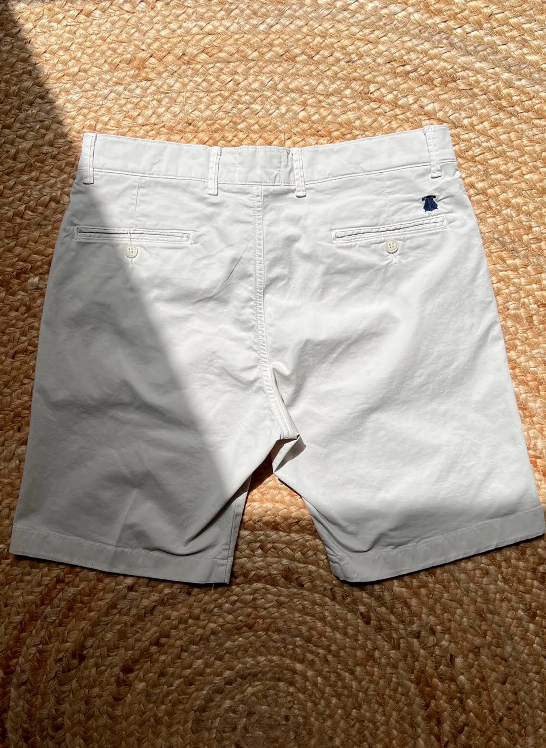 Bermudas Tipo Chino Beige Hombre