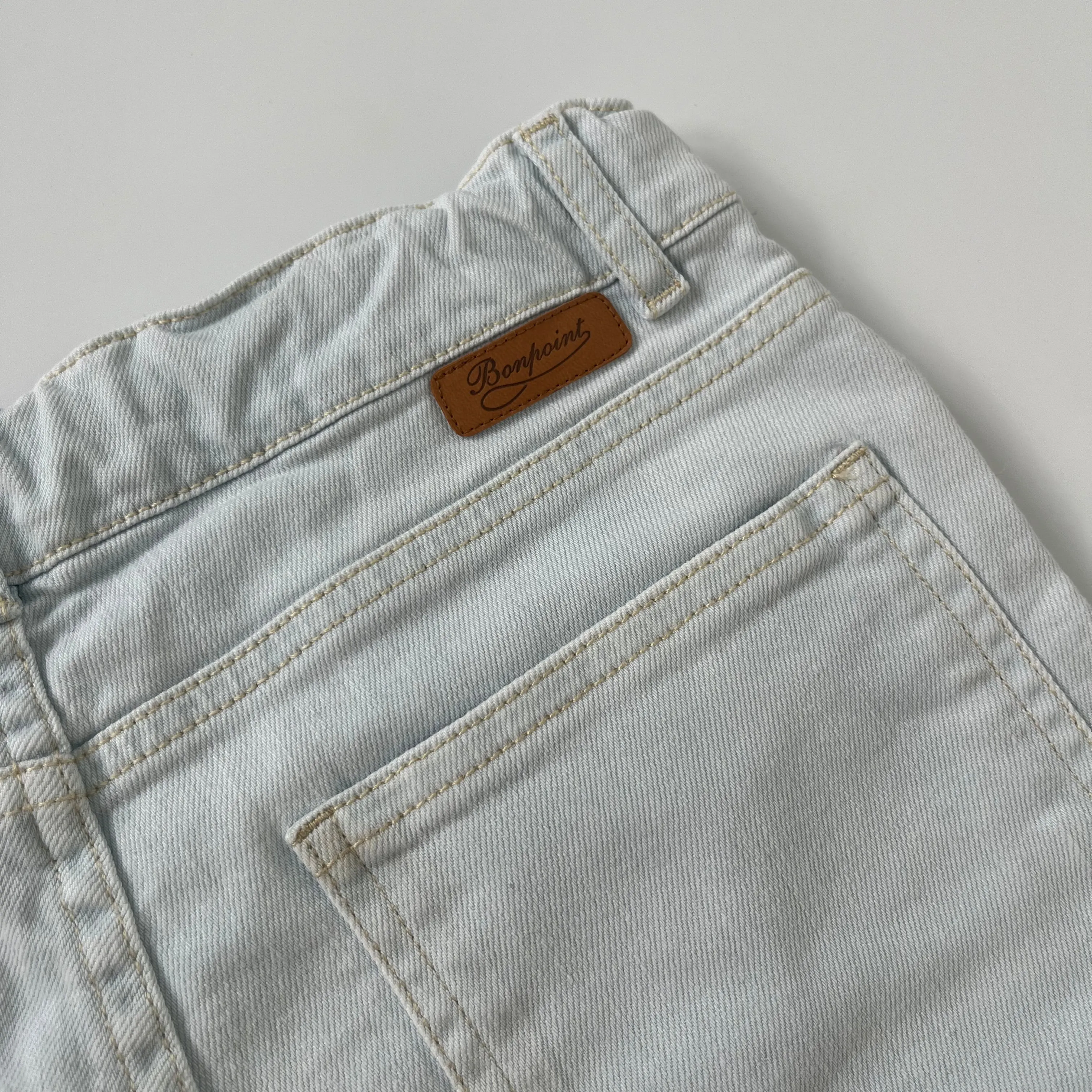 Bonpoint Light Denim Shorts: 10 Years