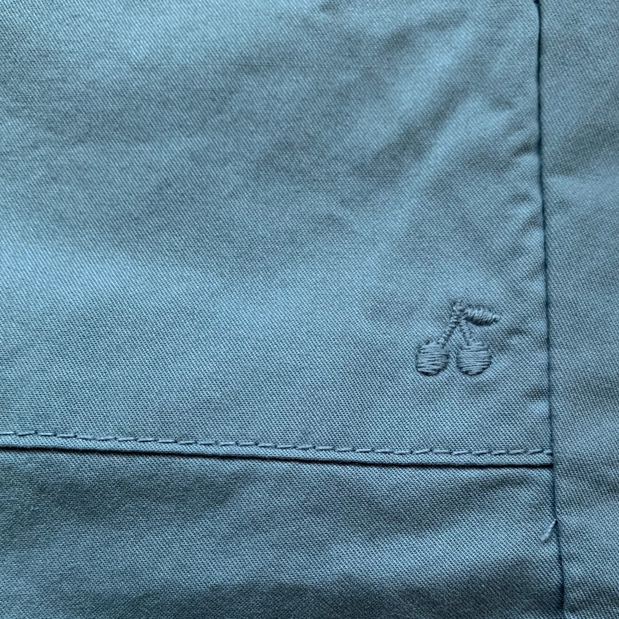 Bonpoint Teal Cotton Trousers: 18 Months (Brand New)