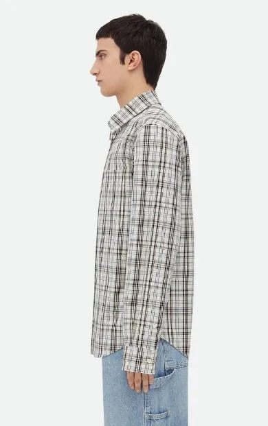 BOTTEGA VENETA  |Other Plaid Patterns Cotton Shirts