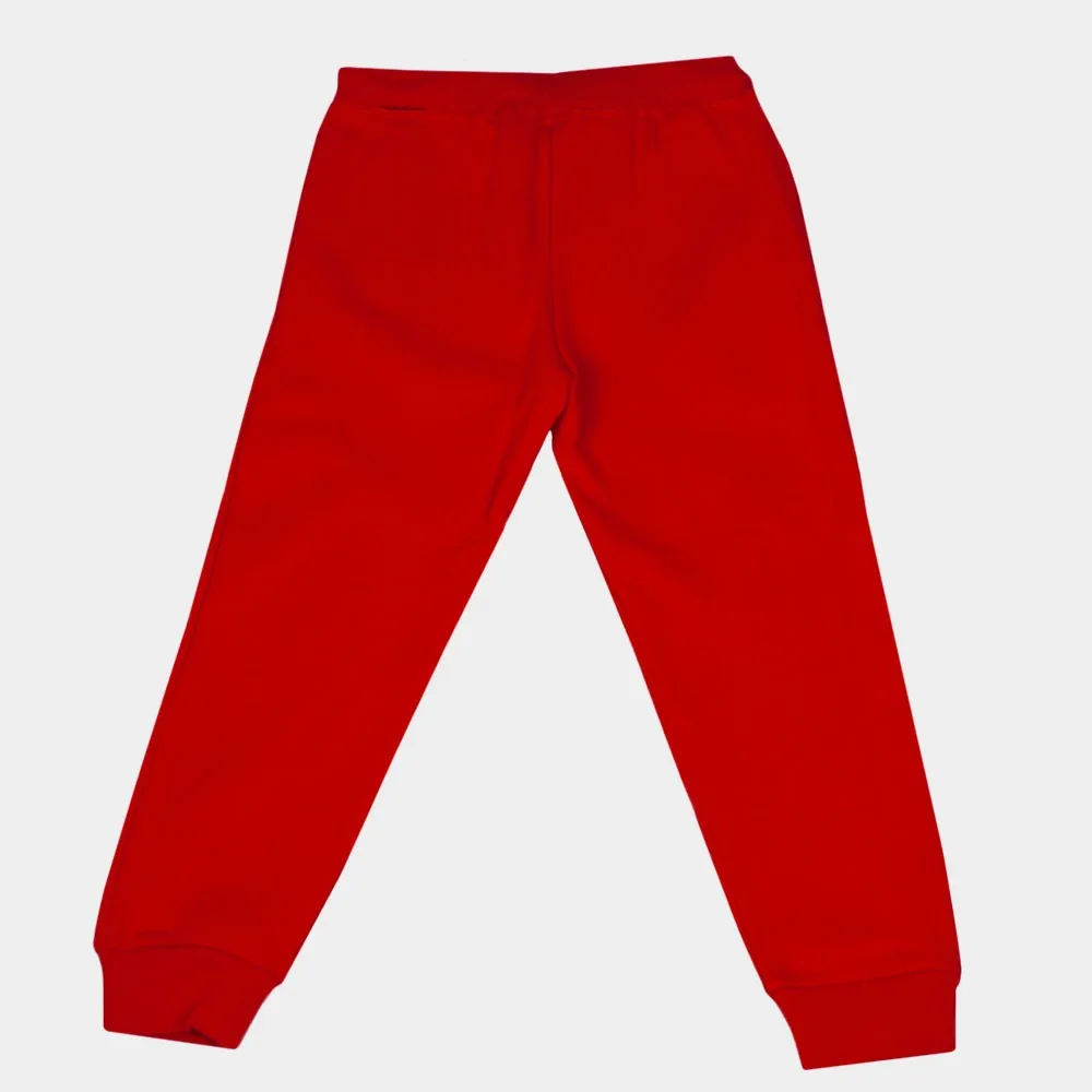 Boys Red Pipe Logo Jogger