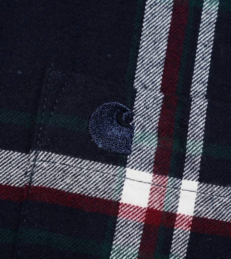 Carhartt  |Other Plaid Patterns Street Style Logo Shirts