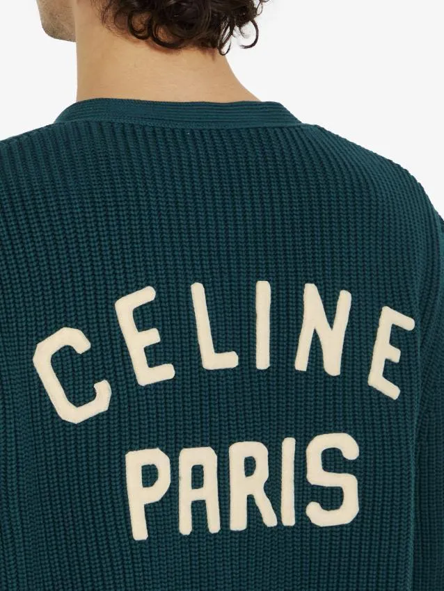 CELINE  |Unisex Logo Luxury Cardigans