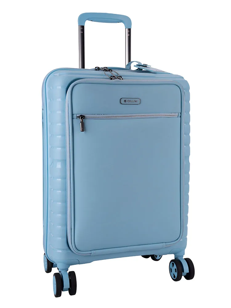 Cellini Bizlite Front Opener Carry On Tro Azure Blue