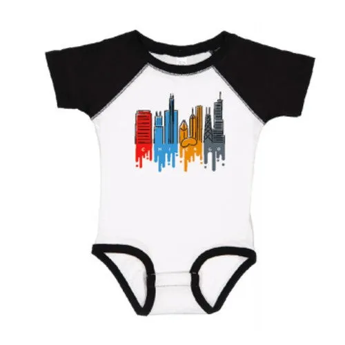 Chicago Skyline Onesie: 6 Months