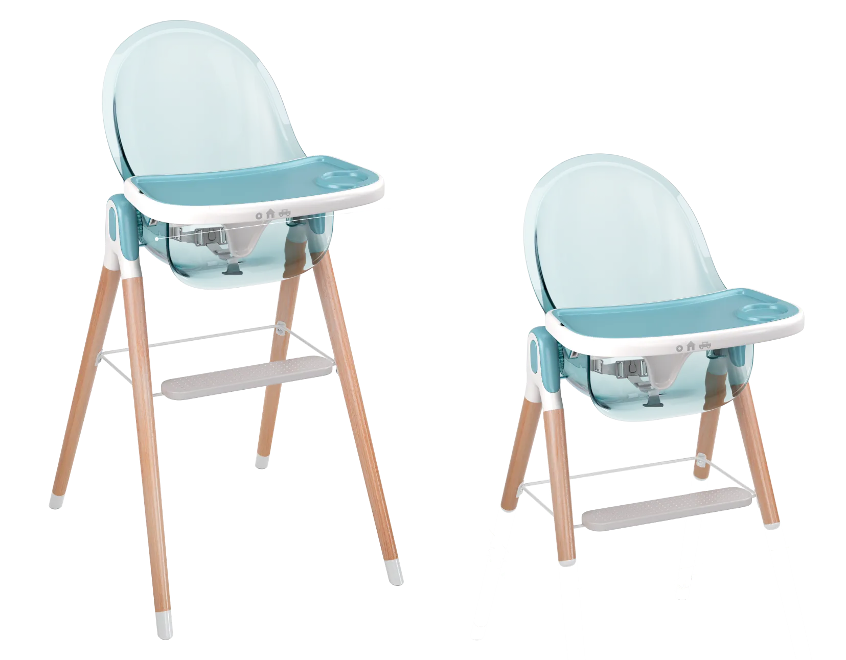 Children of Design 6 in 1 Deluxe High Chair