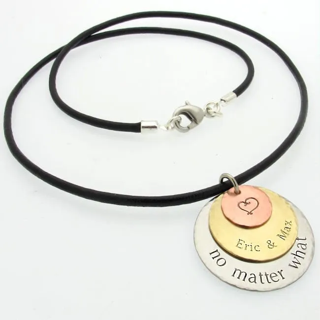 Custom Discs Pendant Necklace for Men