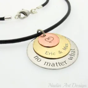 Custom Discs Pendant Necklace for Men