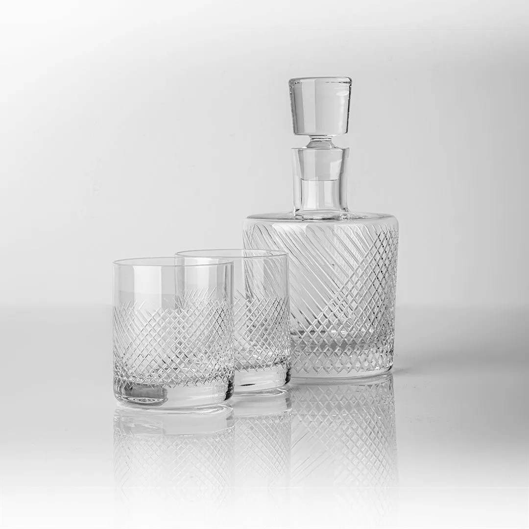 Cut Glass Decanter Gift Set