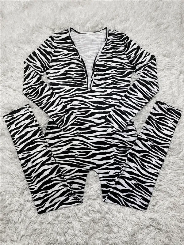 Design long sleeve long pants onesie pajamas adult onesie for women