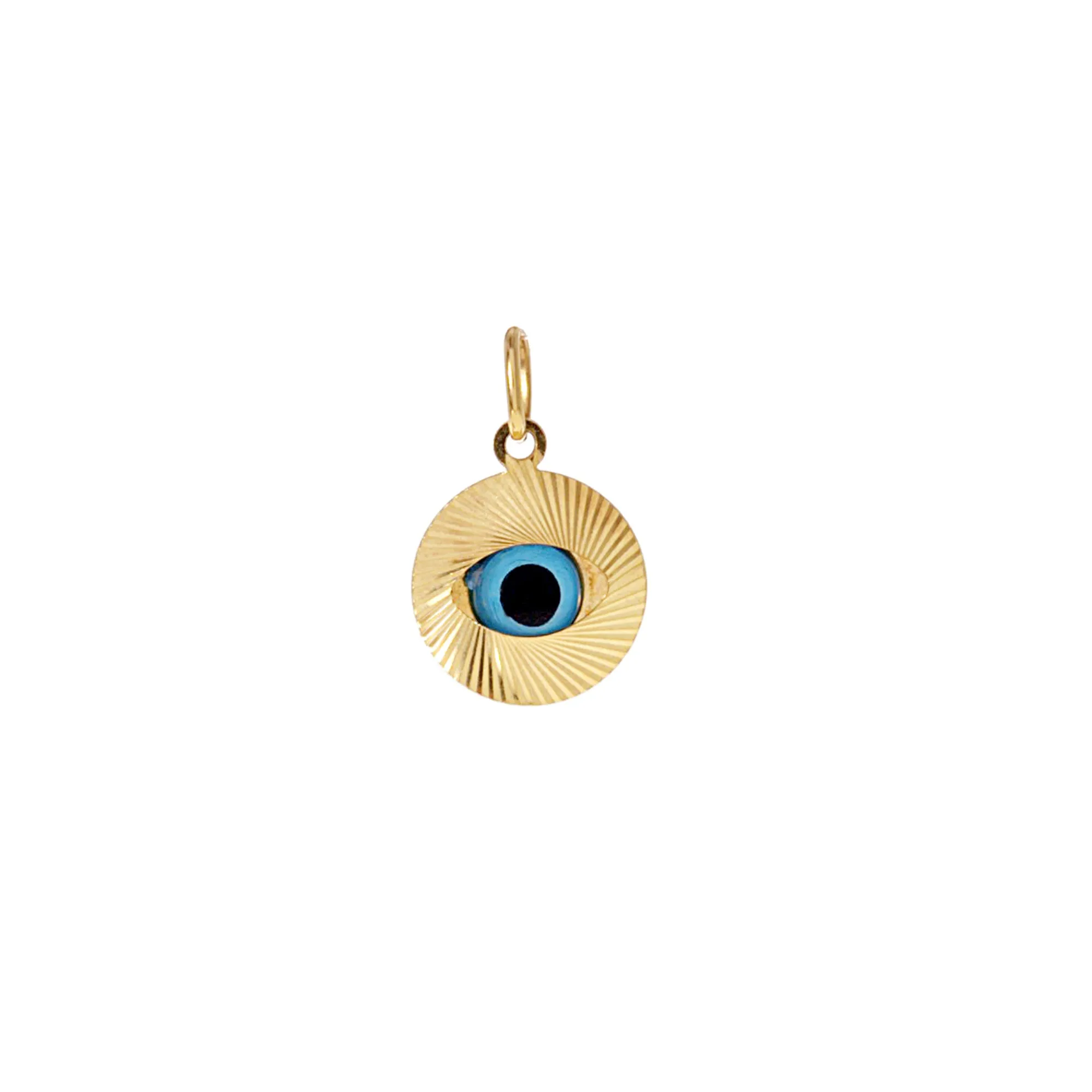 Evil Eye Glass Charm