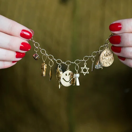 Evil Eye Glass Charm