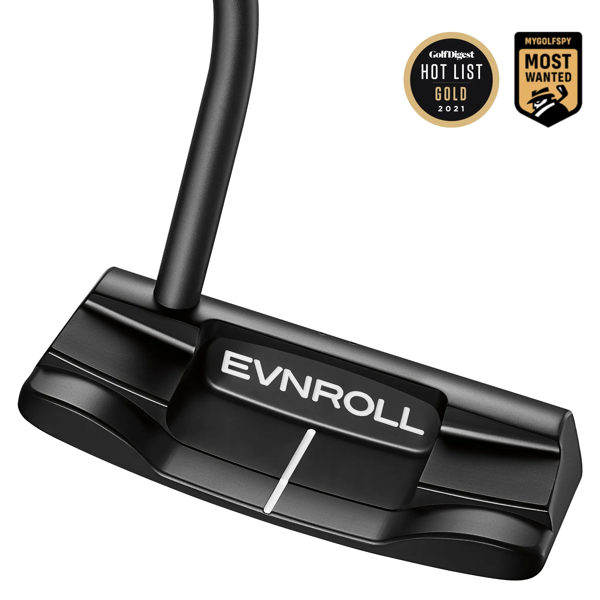 EVNRoll Golf ER2B Black MidBlade Putter