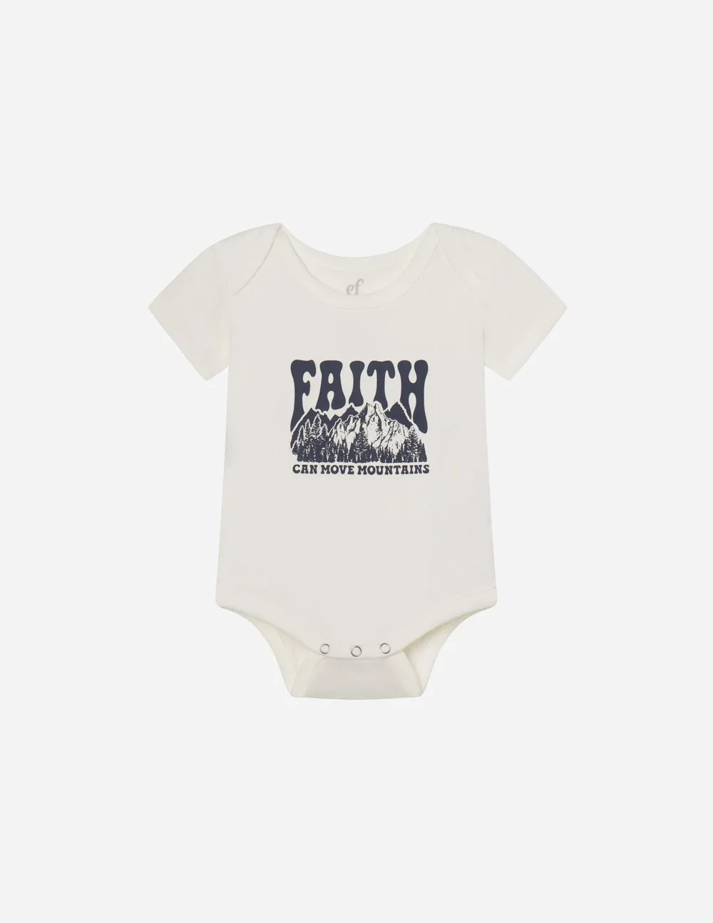 Faith Can Move Mountains Onesie