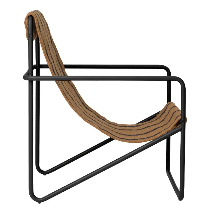 Ferm Living Kids' Desert Chair Brown And Black Stripes