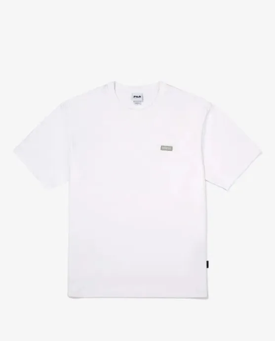 FILA  |Unisex Cotton Logo T-Shirts