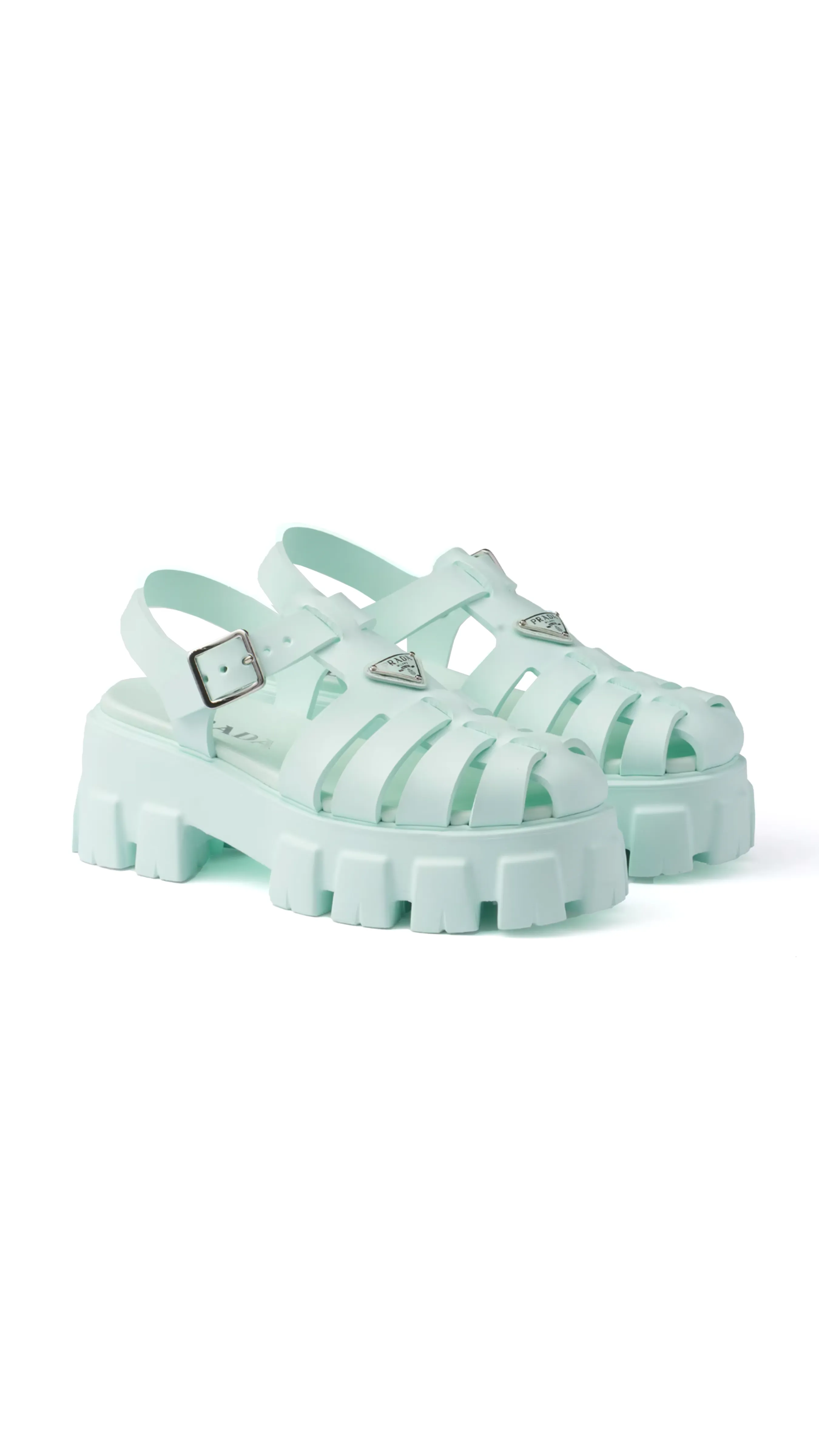 Foam Rubber Sandals - Glass