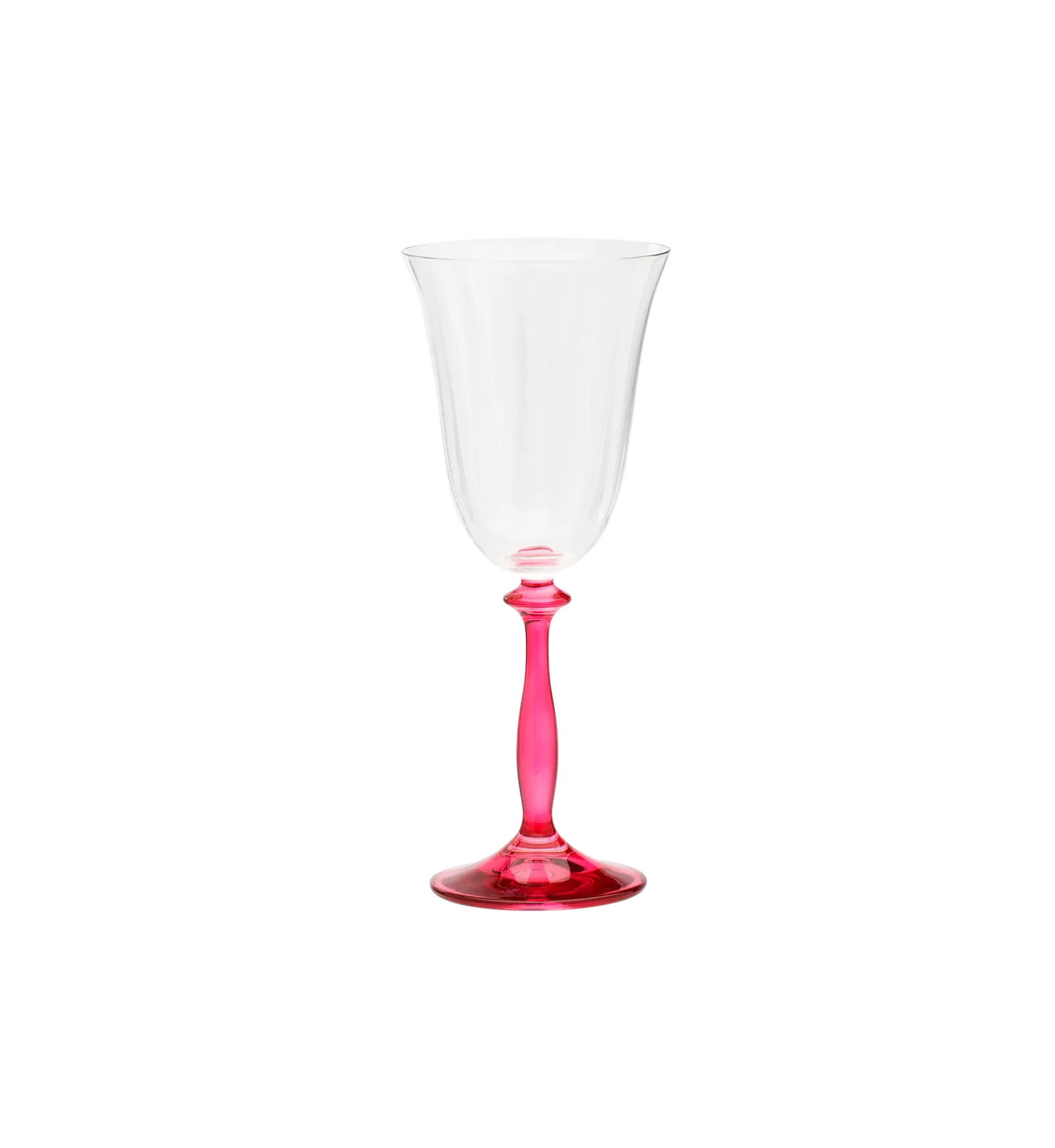 Fuchsia Wine Glass