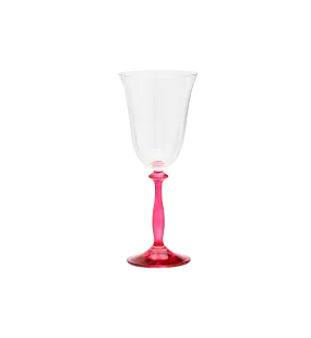 Fuchsia Wine Glass