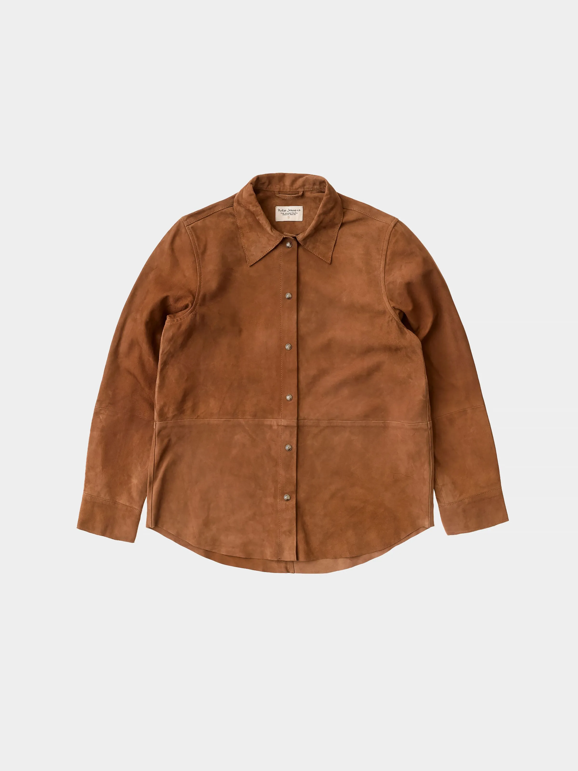 Gabriella Suede Shirt Cinnamon