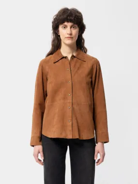 Gabriella Suede Shirt Cinnamon