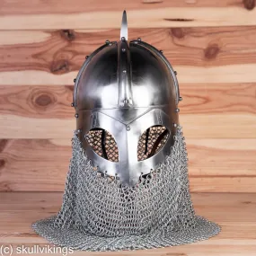 Gjermundbu Spectacle Viking Helmet with aventail