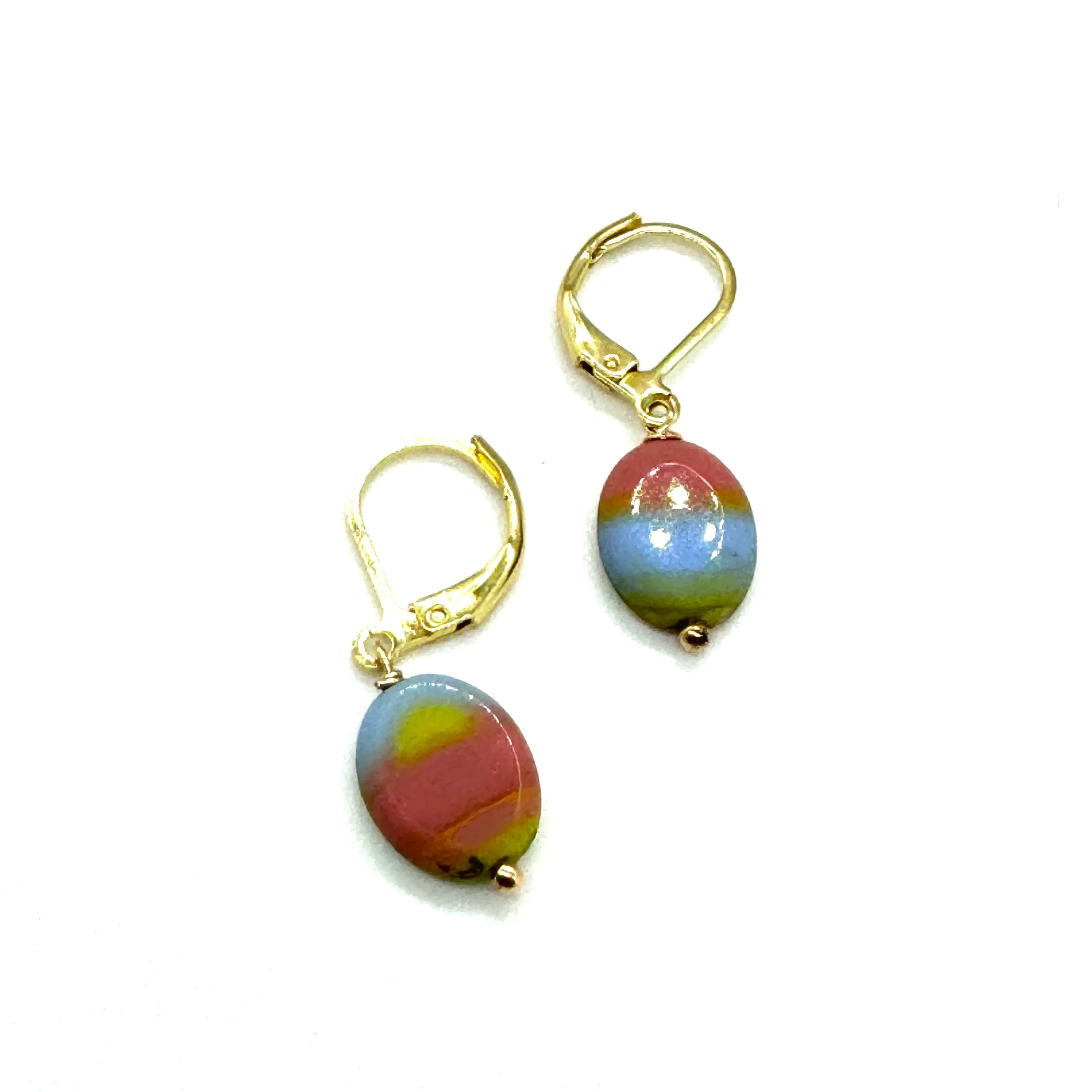 Groovy Glass Earring