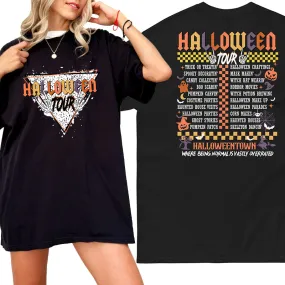 Halloween Tour T Shirt for Women