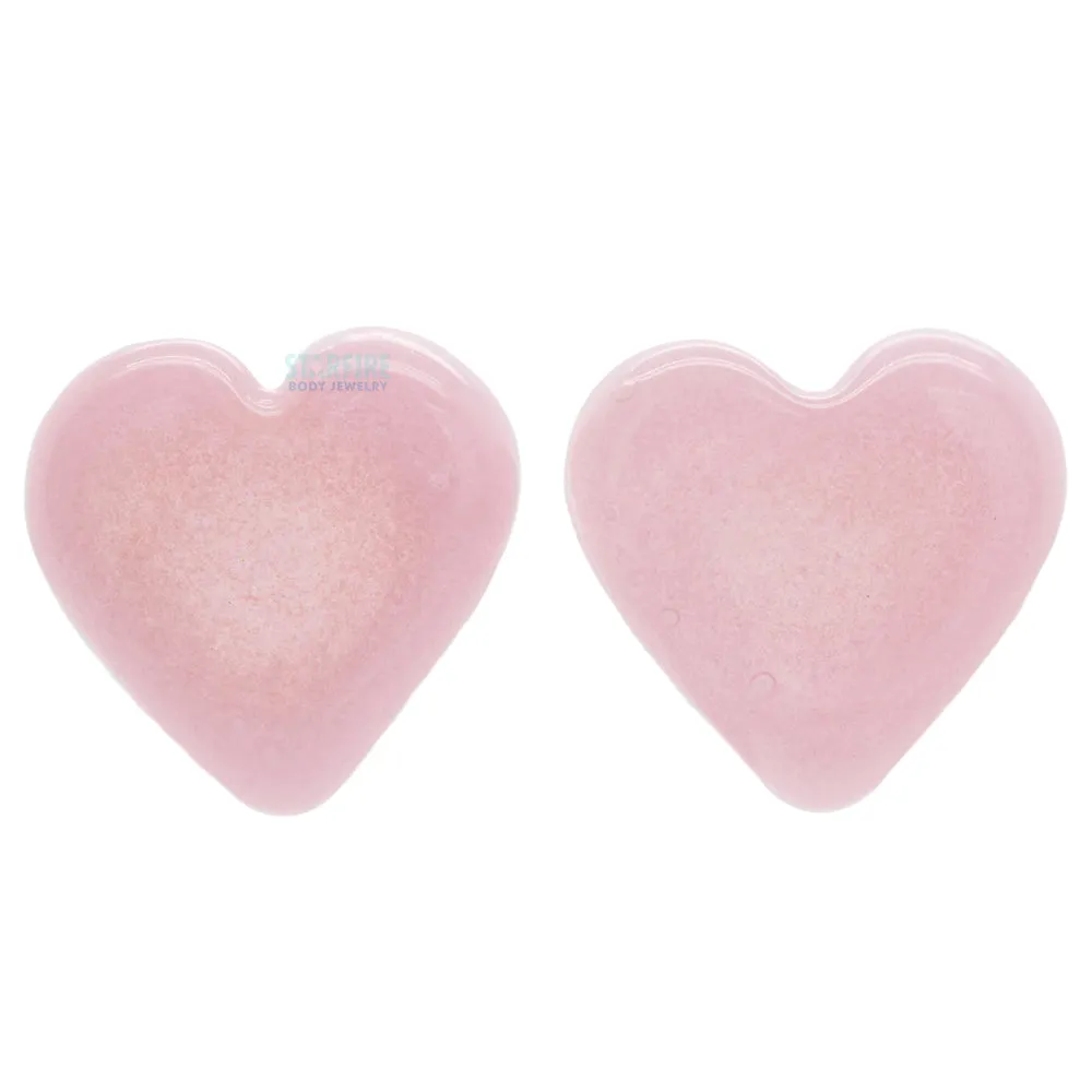 Heart Glass Plugs