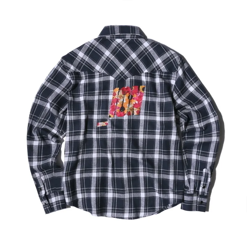 IONSEOUL  |Other Plaid Patterns Unisex Street Style Logo Shirts