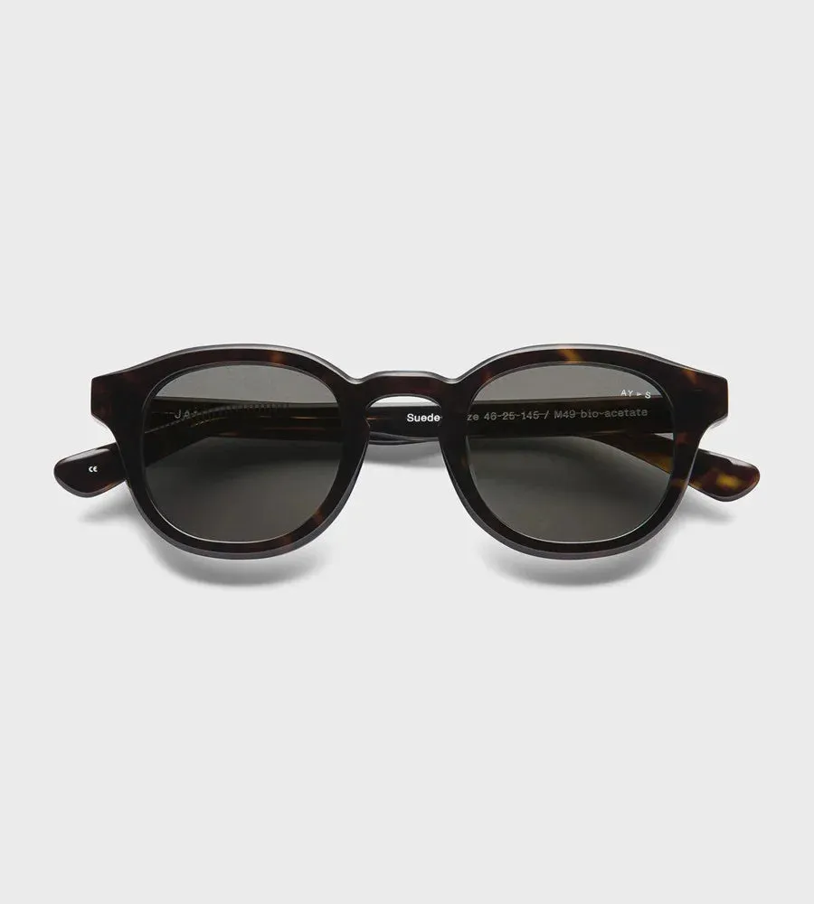 James AY Sunglasses - Suede Classical/ Suede Black