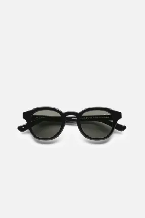 James AY Sunglasses - Suede Classical/ Suede Black