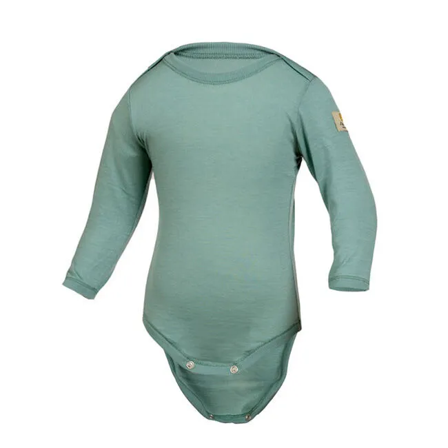 Janus Baby Lightwool Solid Color Onesie - Teal