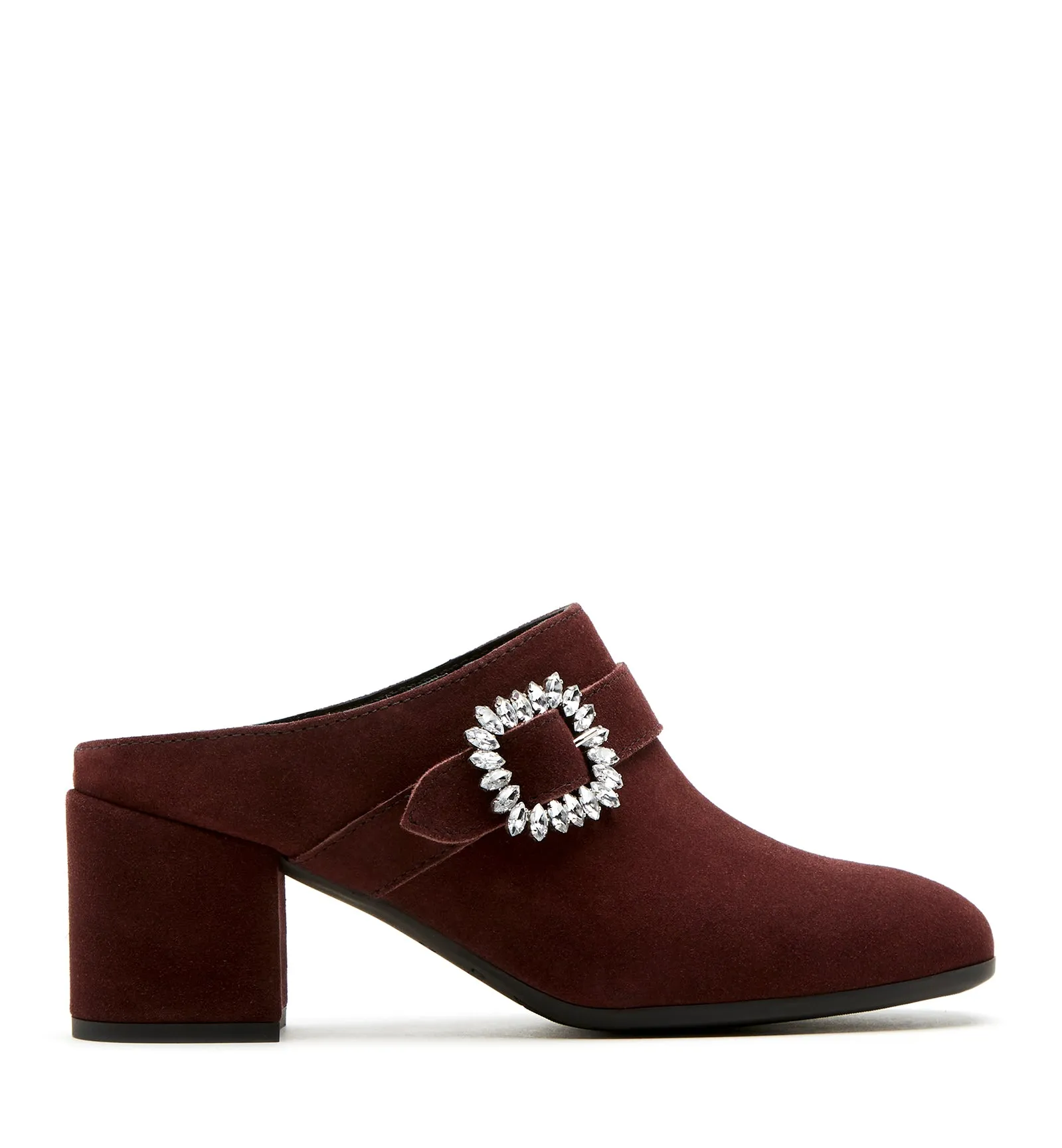 JEWELS SUEDE MULE