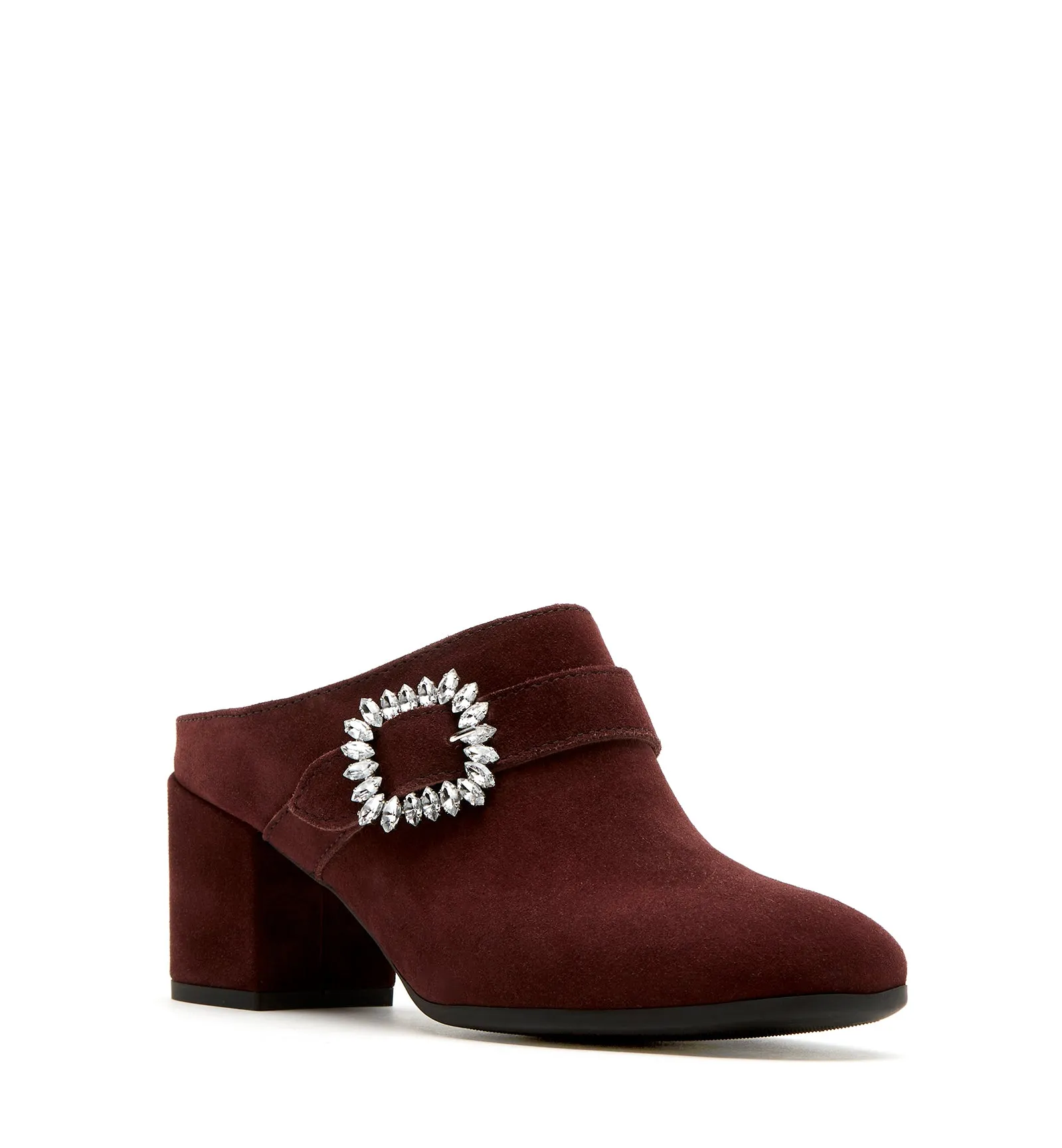 JEWELS SUEDE MULE