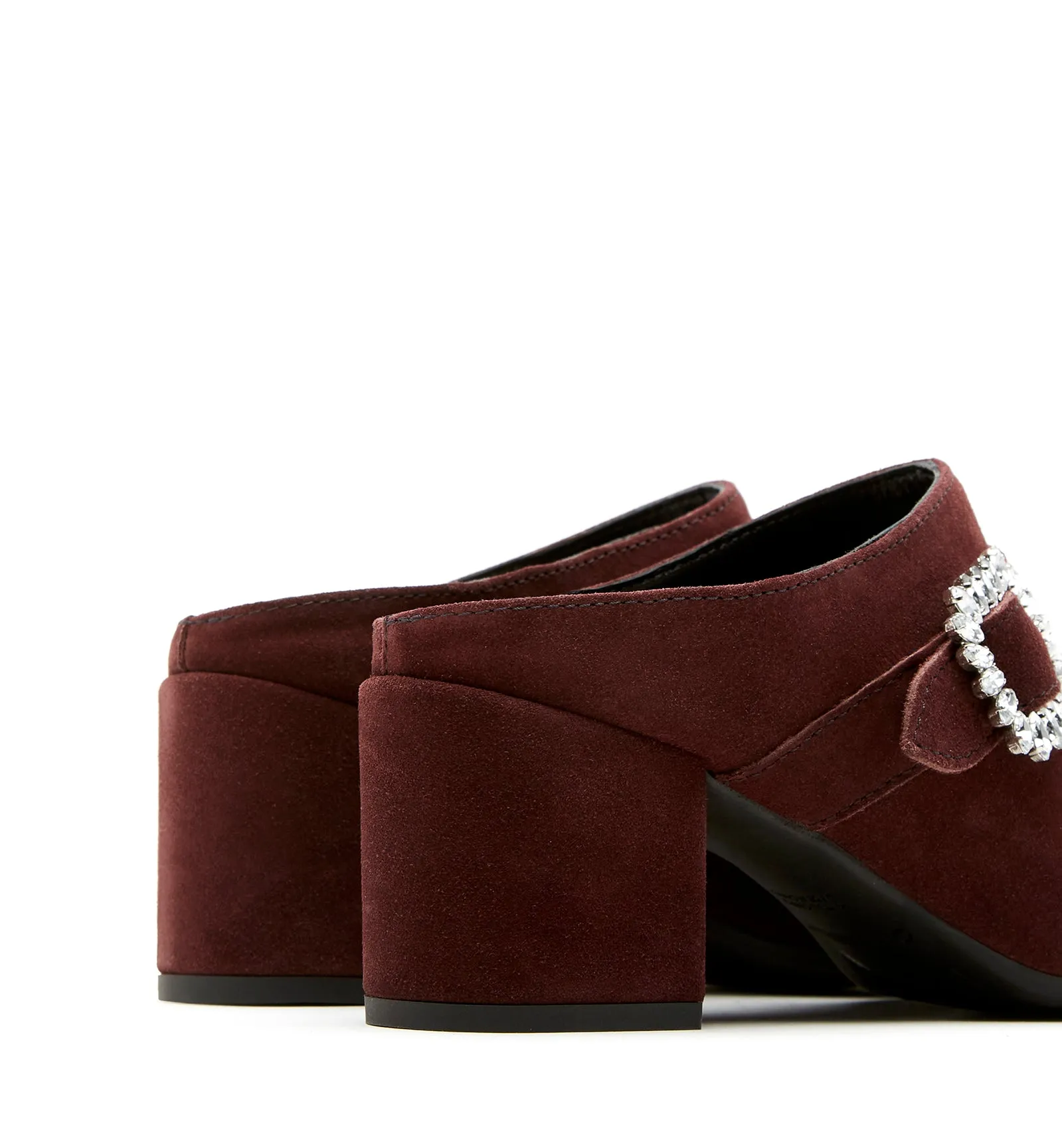 JEWELS SUEDE MULE