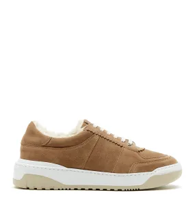 KLARE SHEARLING-LINED SUEDE SNEAKER