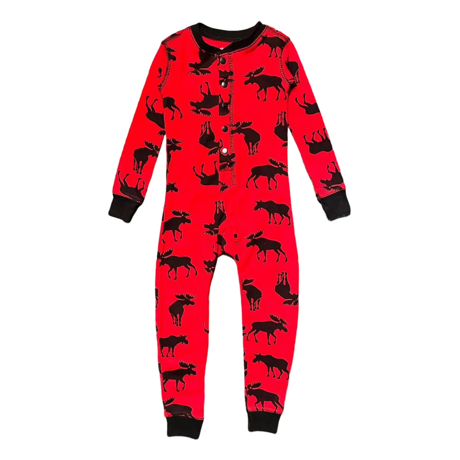 Little Blue House Moose Onesie