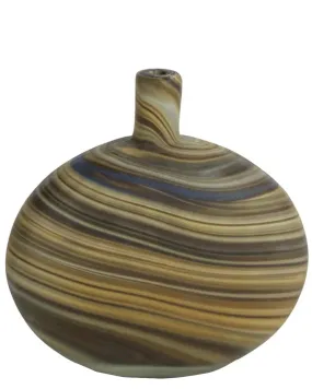 Lucca Marbleized Glass Vase