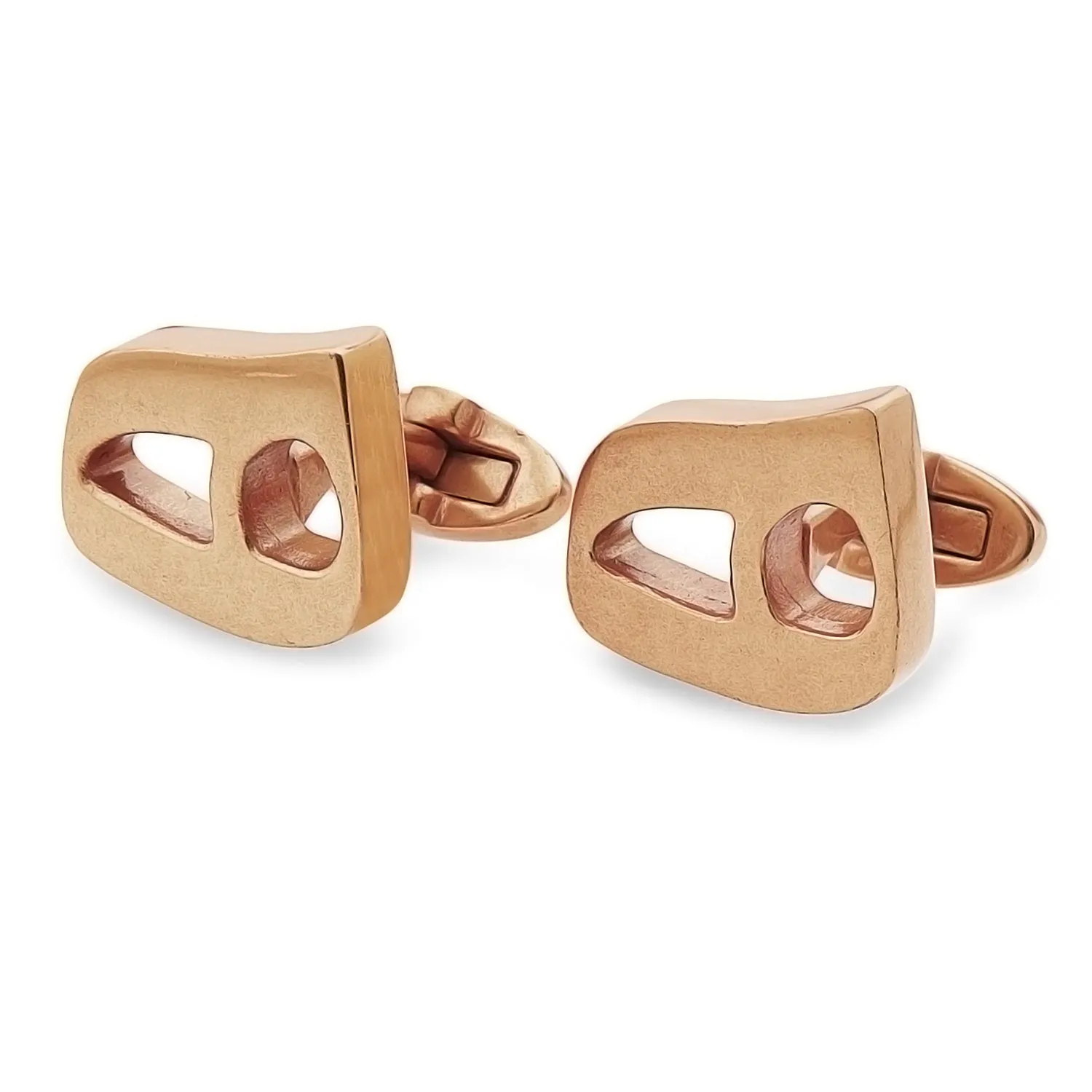 Luna Cufflink Rose Gold