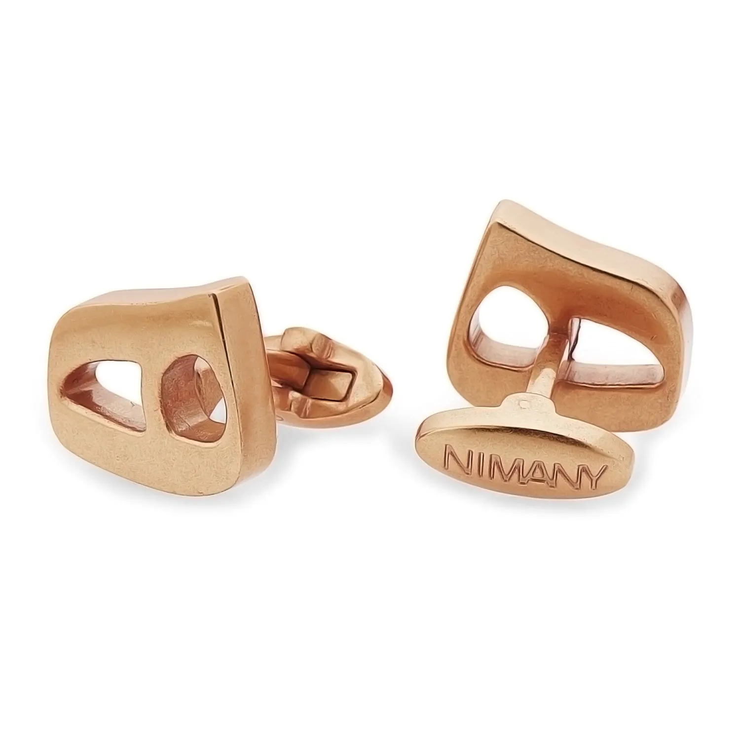 Luna Cufflink Rose Gold