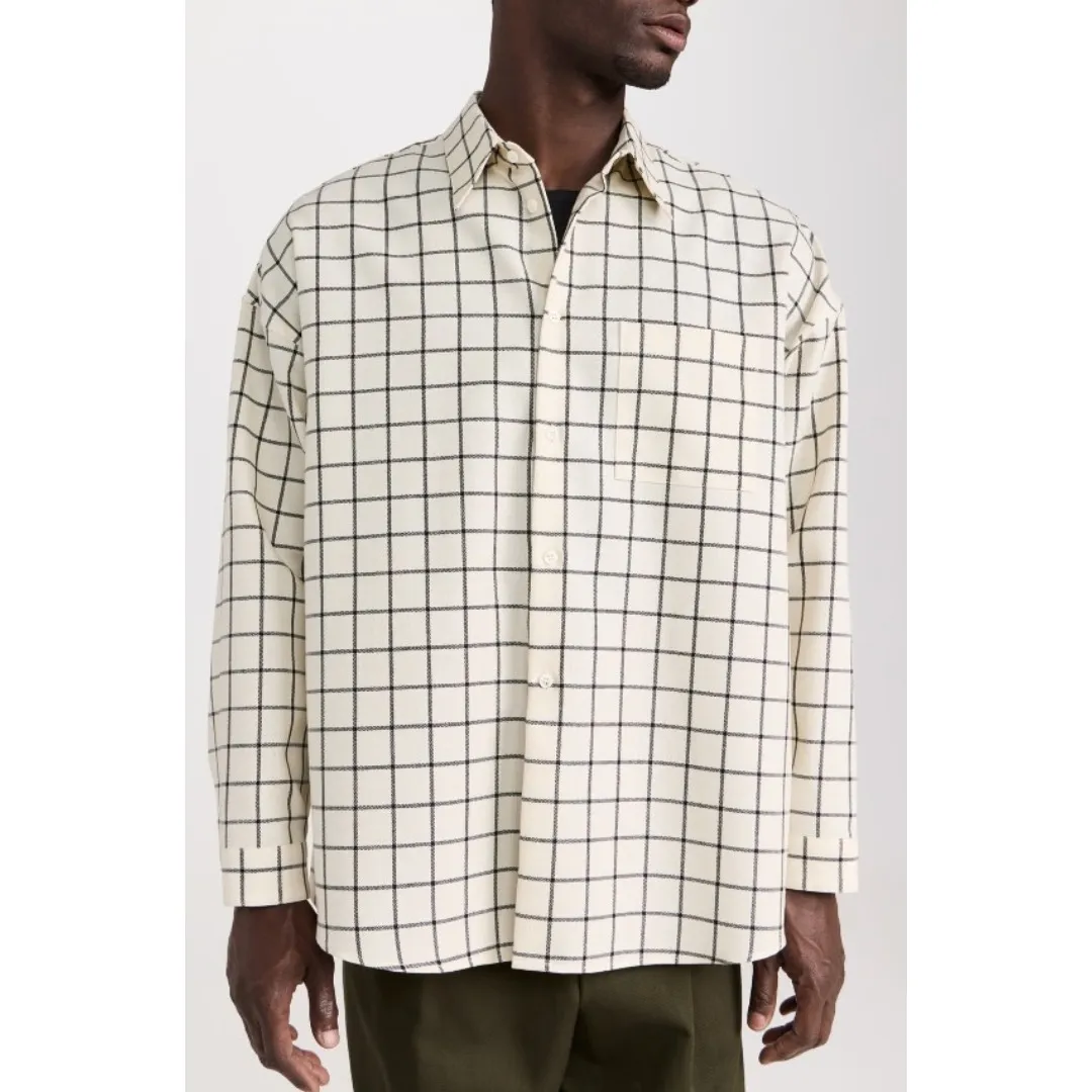 MARNI  |Other Plaid Patterns Unisex Wool Oversized Logo Designers